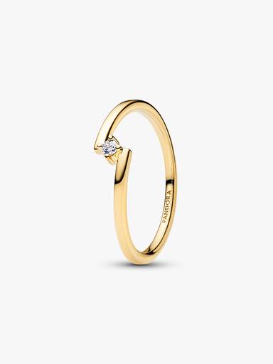 Delt Solitaire Ring