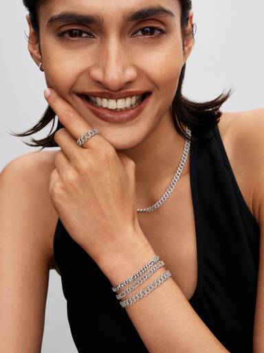 Pandora Timeless Pavé Cubansk Kædearmbånd