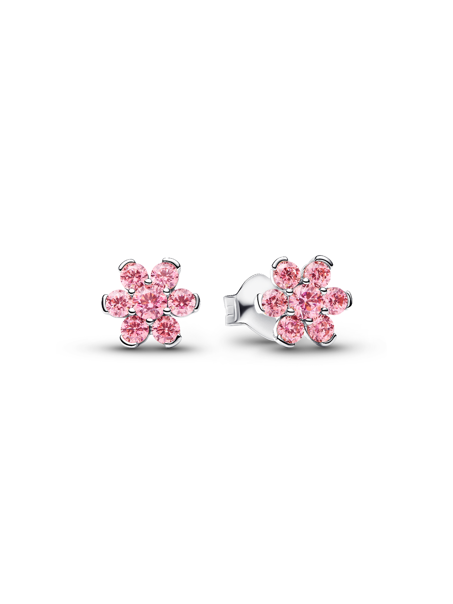 Funklende Pink Blomst Ørestikker