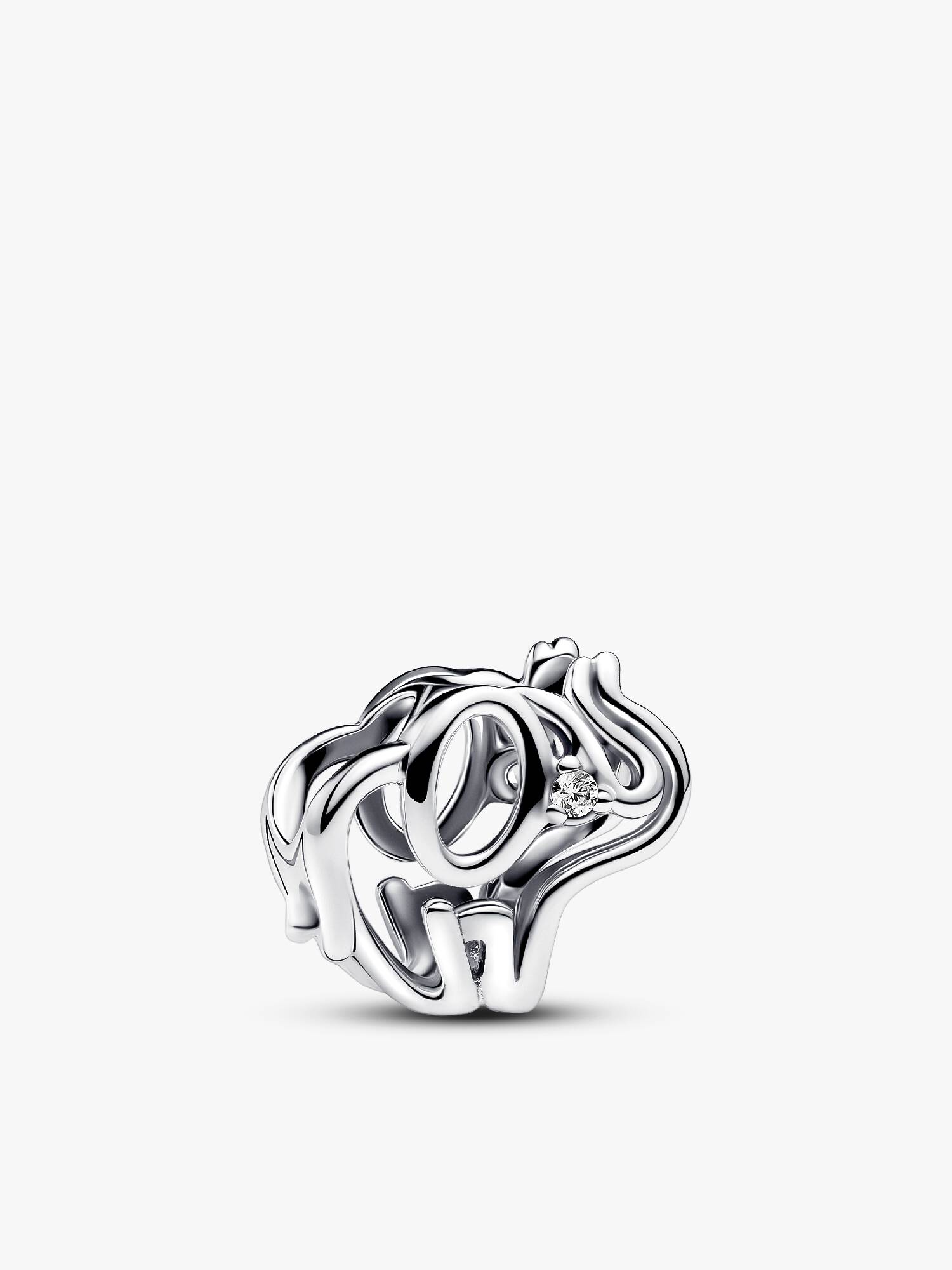 Elefantcharm med åbent mønster