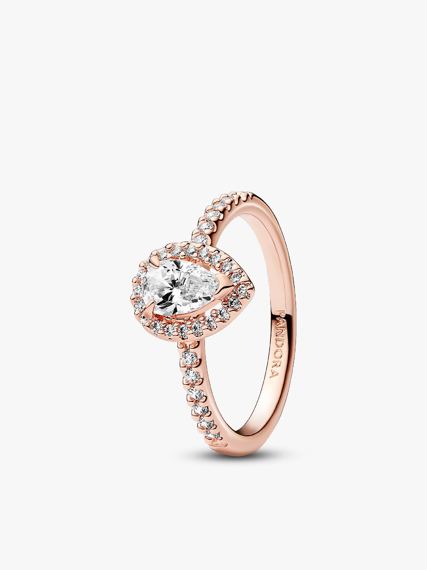 Funklende Pære Halo Ring