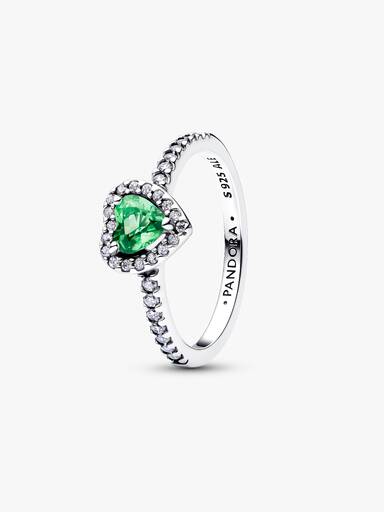 Fremhævet Mintgrøn Hjerte Ring