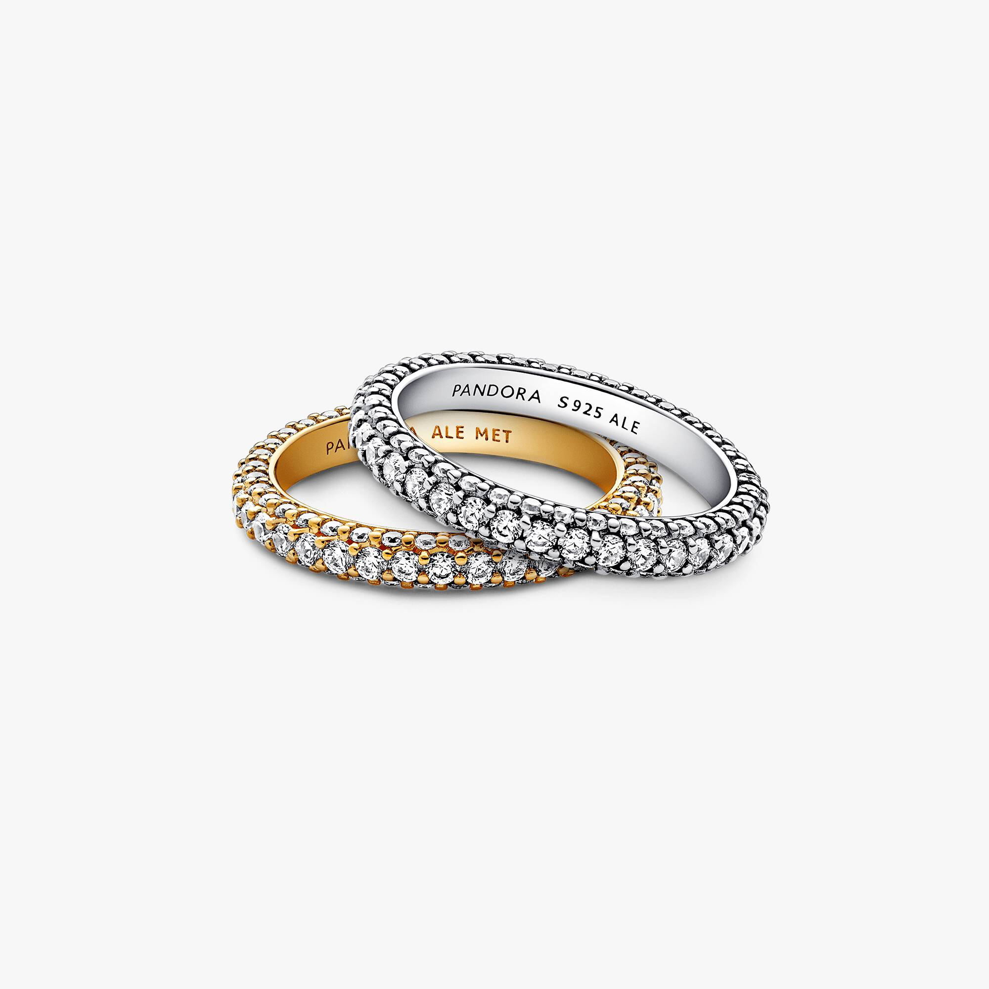 Timeless Pave ring Sæt