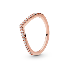 Funklende Wishbone Ring