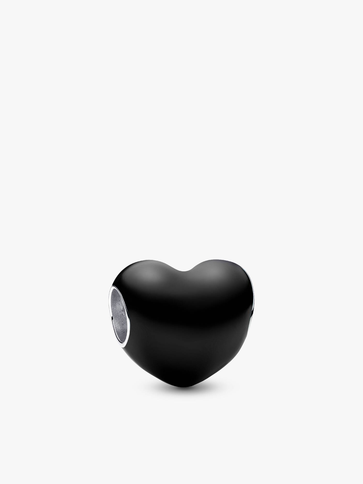 Sort Hjerte Charm