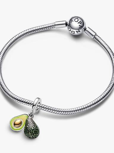 Avocado Charm med dobbelt vedhæng