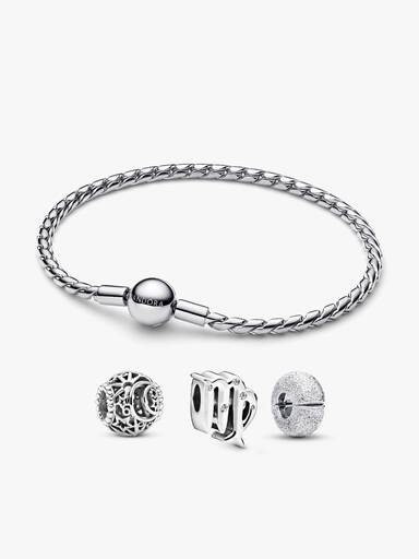 September Månevedhæng Armbånd Sæt