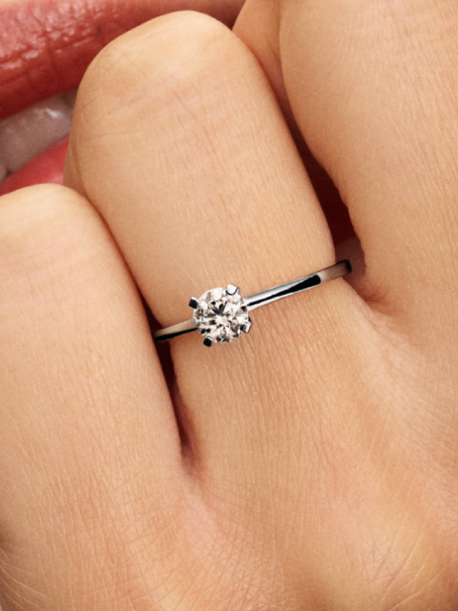 Pandora Era Ring med laboratorieskabt diamant