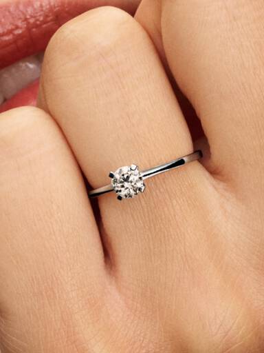 Pandora Era Ring med laboratorieskabt diamant