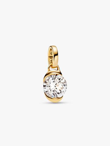 Pandora Talisman uendelighedsvedhæng i 14 kt. guld med laboratorieskabt diamant