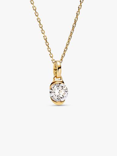 Pandora Talisman uendelighedsvedhæng i 14 kt. guld med laboratorieskabt diamant