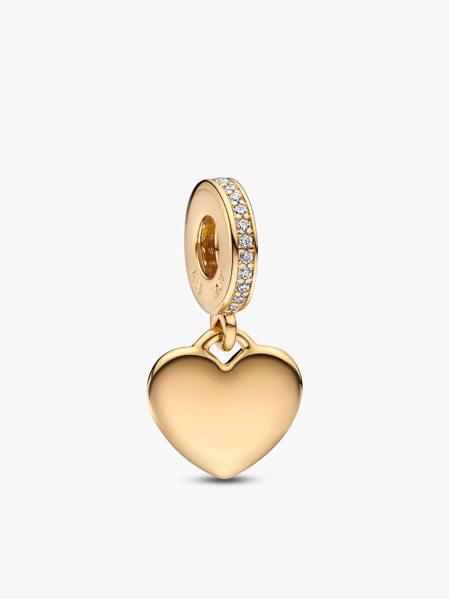 Hjerteformet charm