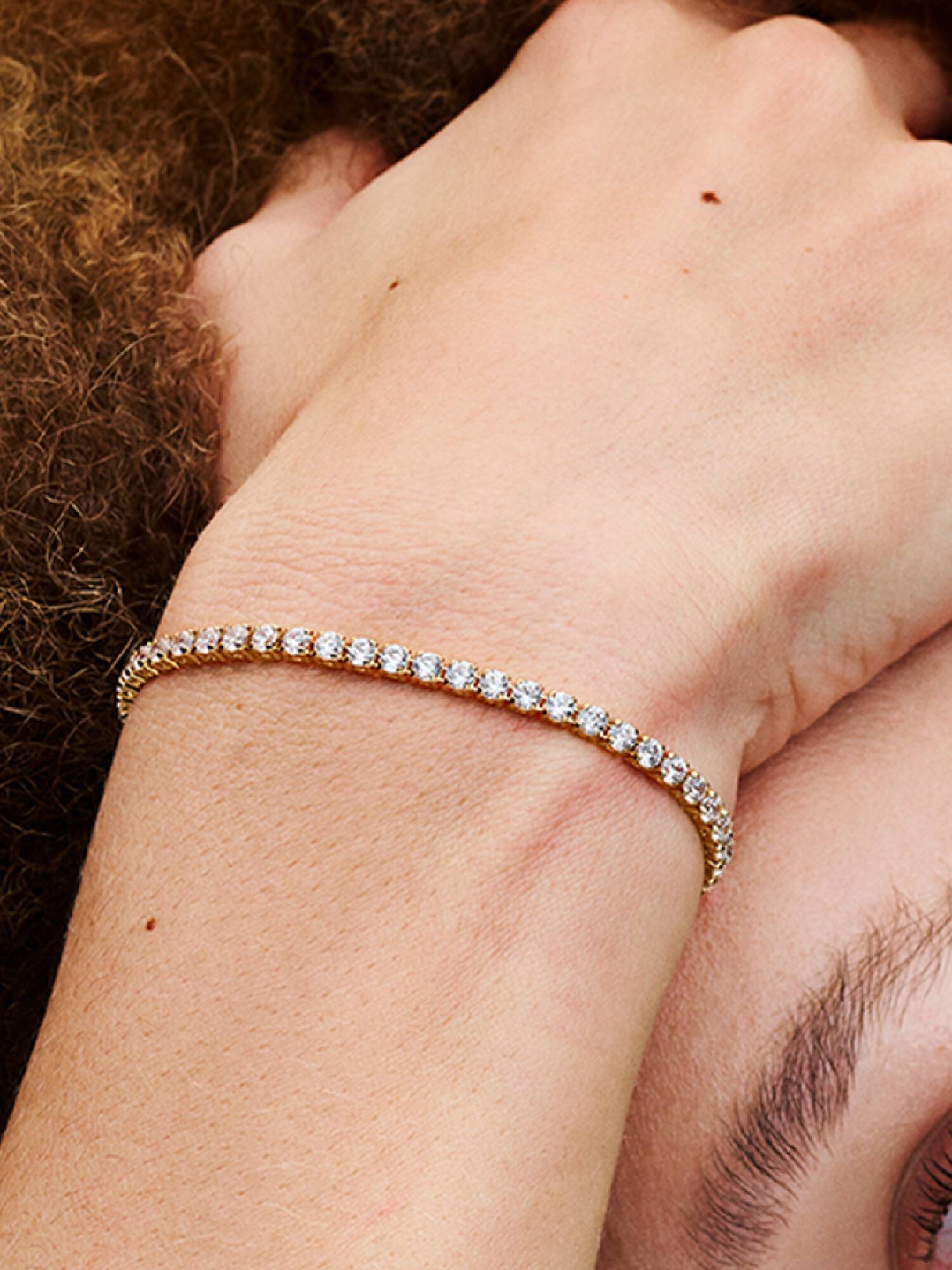 Funklende Tennisarmbånd