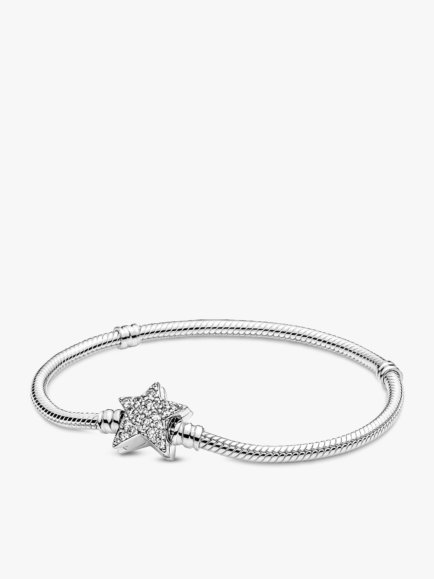 Pandora Moments Slangekædearmbånd med Asymmetrisk Stjernelås