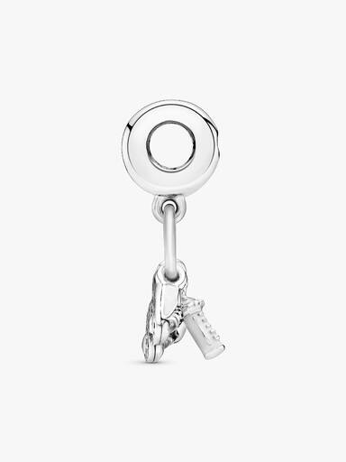 Sutteflaske & Babysko Charm med vedhæng