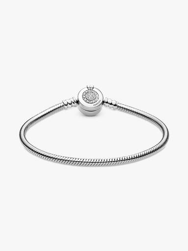 Pandora Moments Funklende Crown O Slangekædearmbånd
