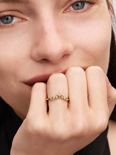 Tiara Stjerner Ring