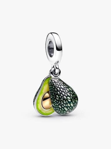 Avocado Charm med dobbelt vedhæng