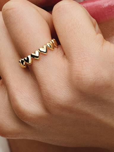 Række af hjerter Ring