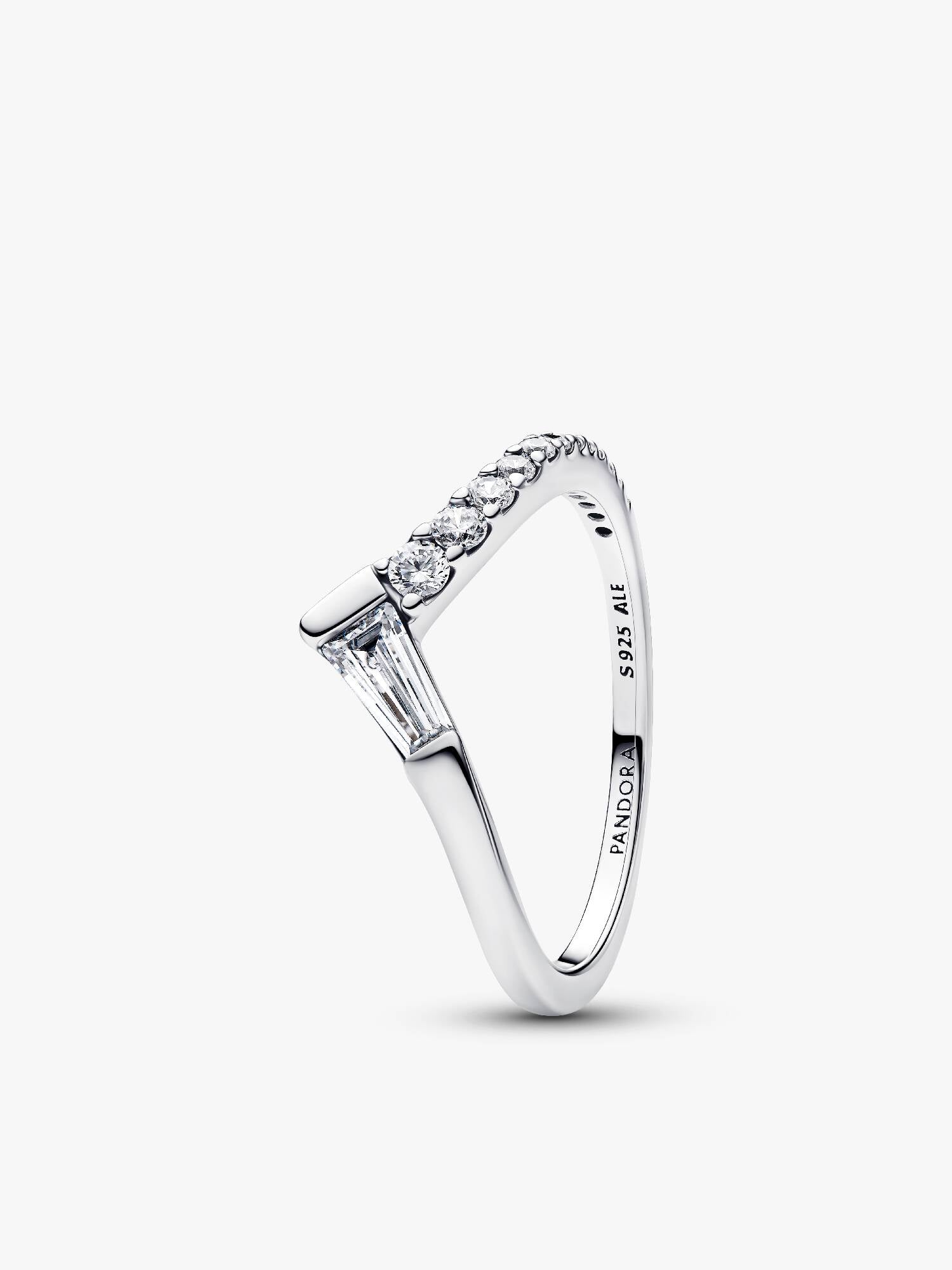 Tiara Baguette Pavé Båndring