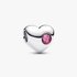 Hjertecharm med Pink Sten Hjertecharm med Pink Sten