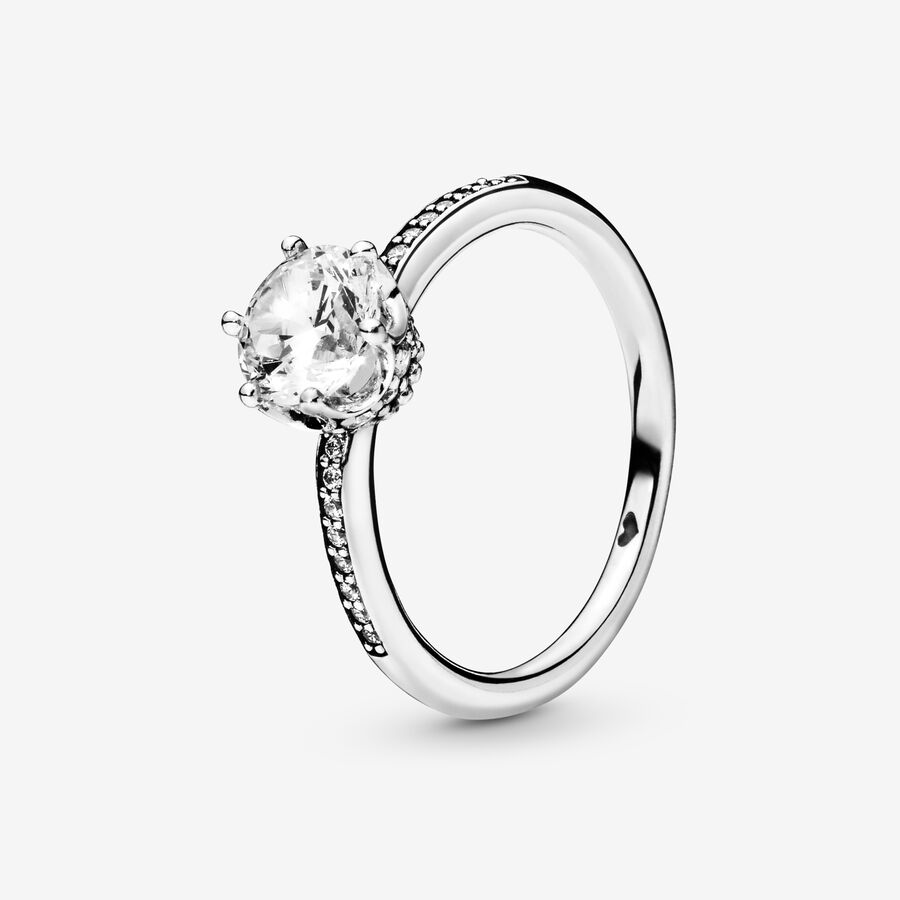 Sparkling Crown Ring | Pandora DK