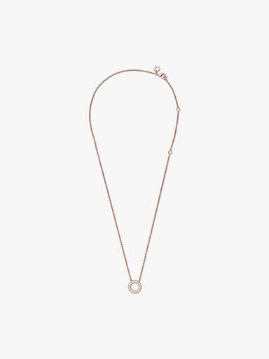 Pandora Logo Pavé Cirkel Collier-Halskæde