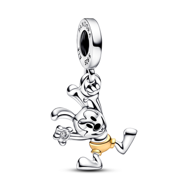 Disney 100 jubilæums Oswald laboratoriefremstillet diamant charm med vedhæng