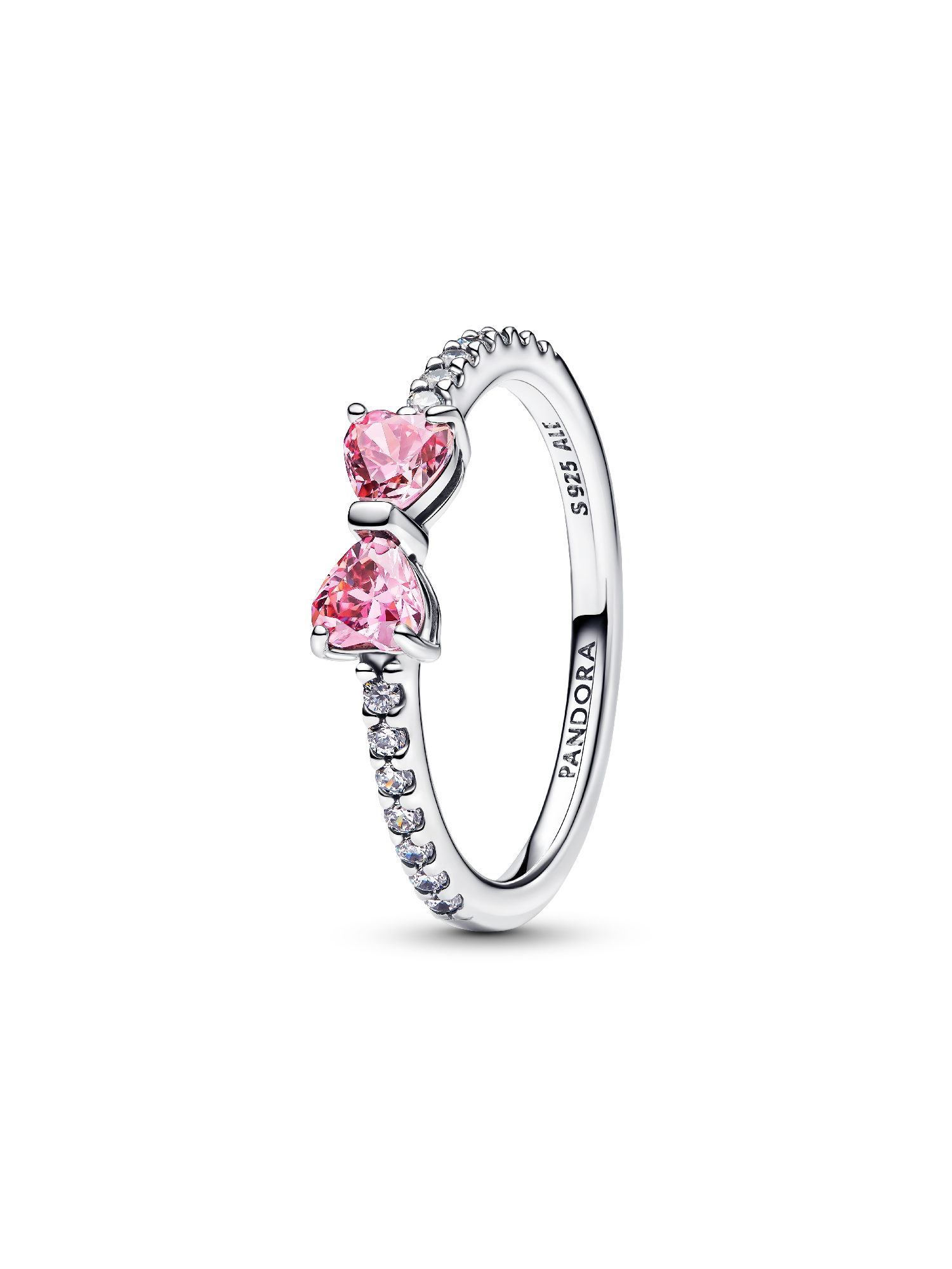 Funklende Pink Sløjfe Ring