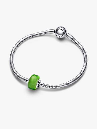 Grønt Muranoglas Minicharm