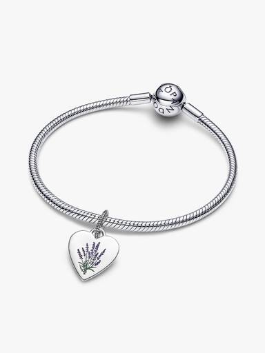 Graverbar lavendel-dangle charm