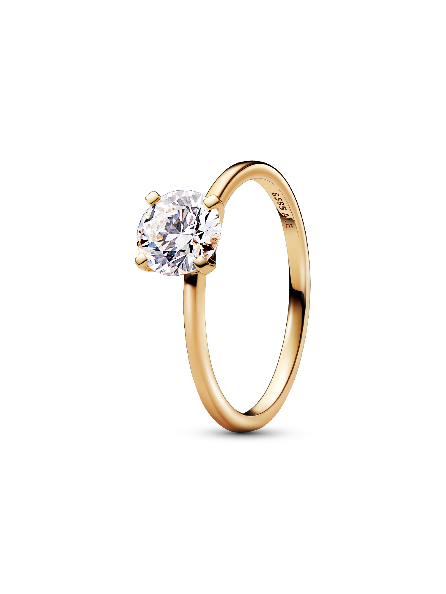 Pandora Era ring i 14 kt. guld med laboratorieskabt diamant