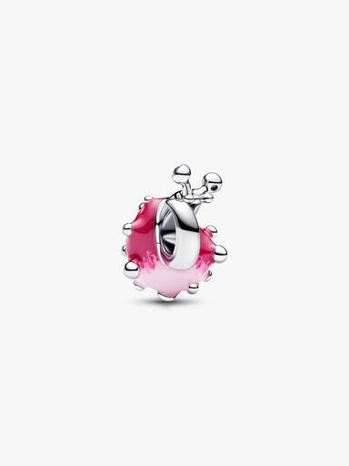 Pink Snegl Charm