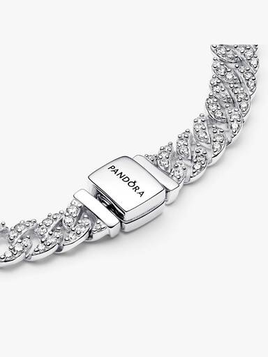 Pandora Timeless Pavé Cubansk Kædearmbånd