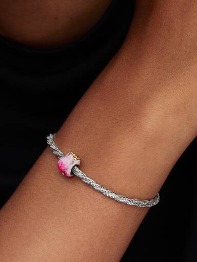Pink Tulipan Charm