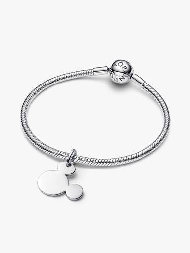 Disney Mickey Mouse Charm med vedhæng til indgravering