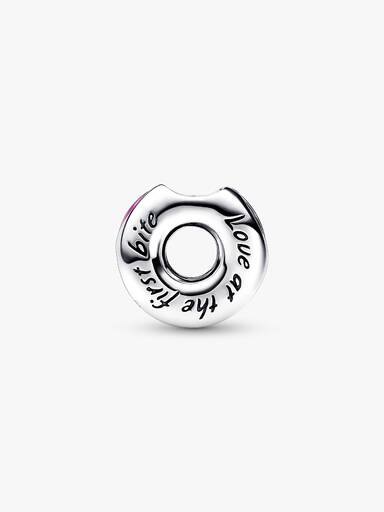 Glitrende Donut med krymmel charm
