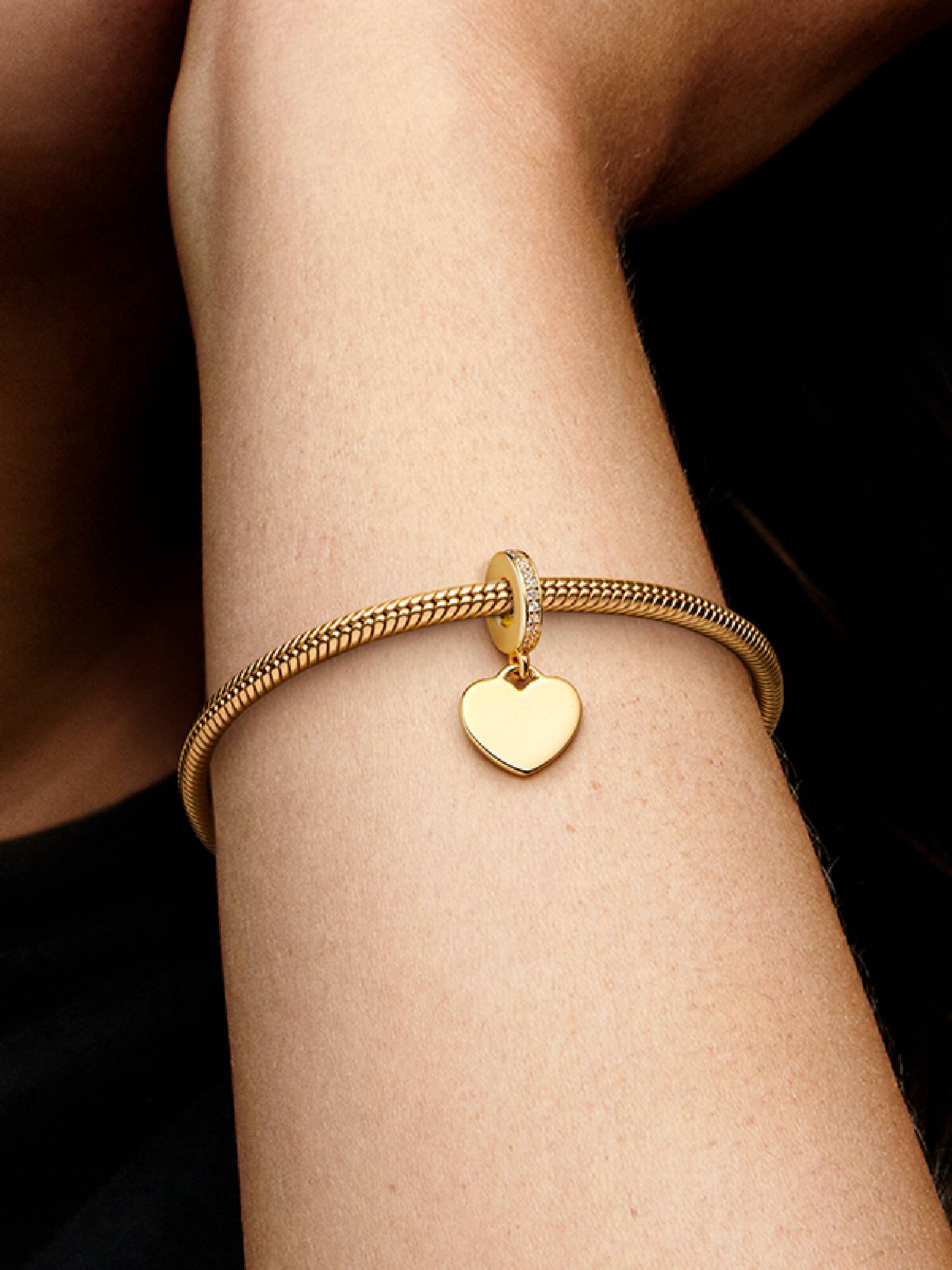 Hjerteformet charm