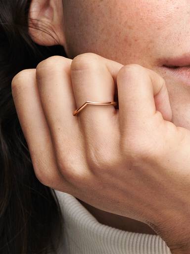 Poleret Wishbone Ring