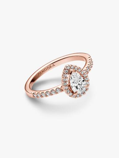 Funklende Pære Halo Ring