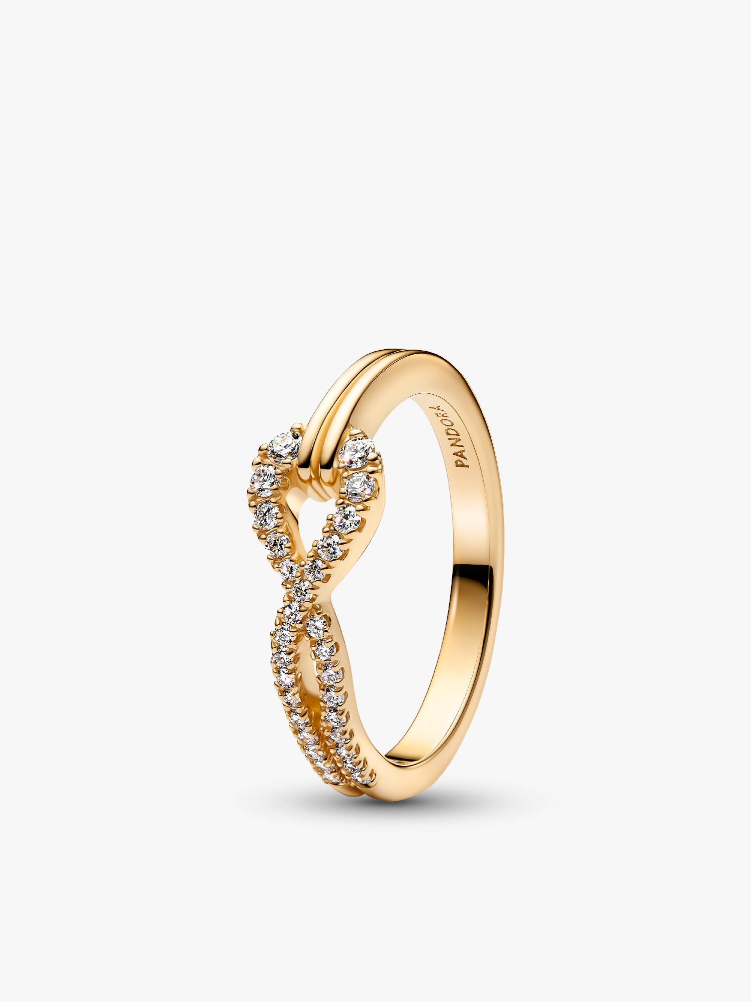 Pandora Infinite Dobbeltsidet Pavé Ring med laboratorieskabt diamant