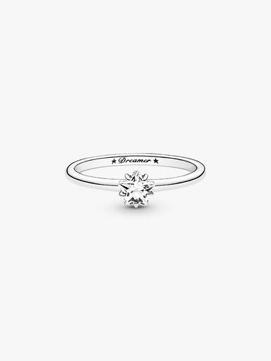 Kosmisk Funklende Stjerne Solitaire Ring