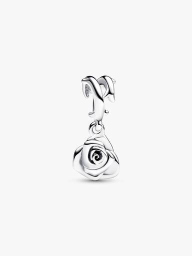 Rose-i-Blomst Charm med vedhæng