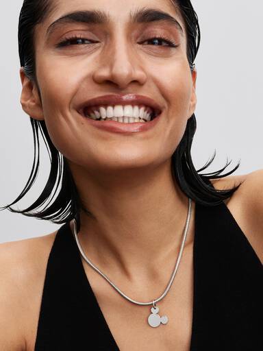 Disney Mickey Mouse Charm med vedhæng til indgravering