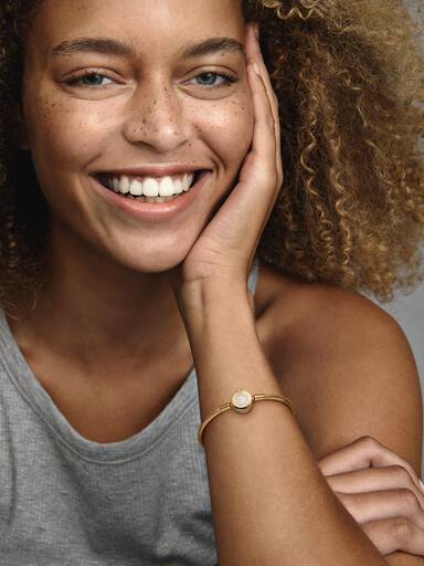Pandora Moments Funklende Crown O Slangekædearmbånd