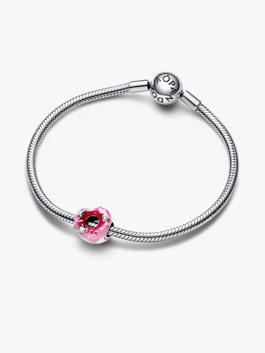 Glitrende Donut med krymmel charm