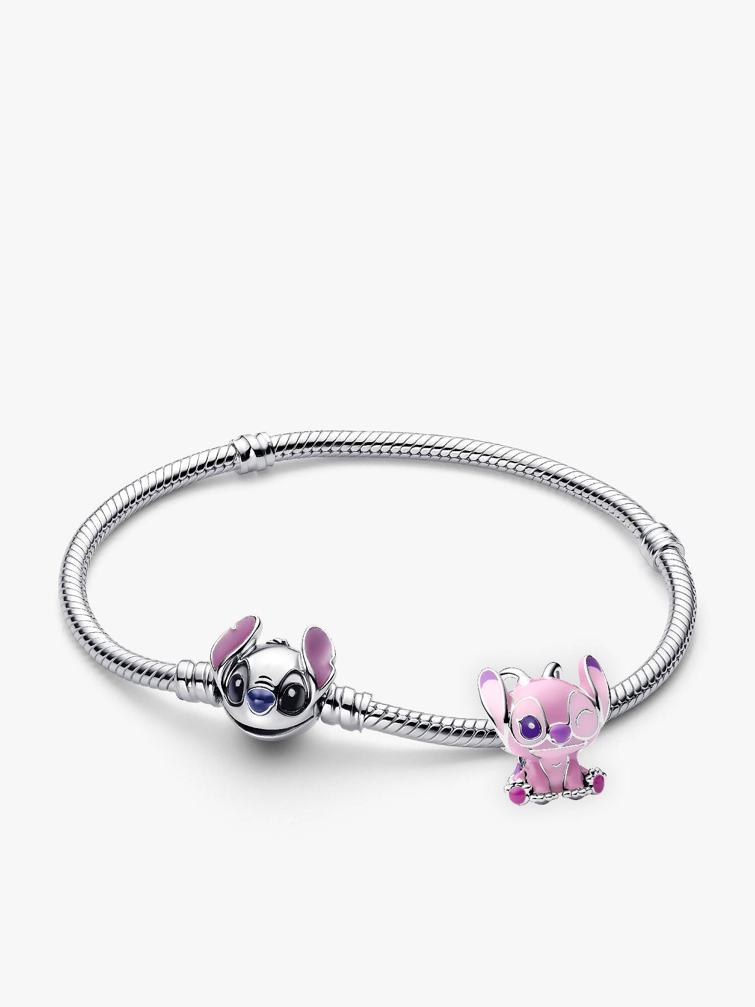 Disney Stitch Armbånd & Angel Charm Smykkesæt