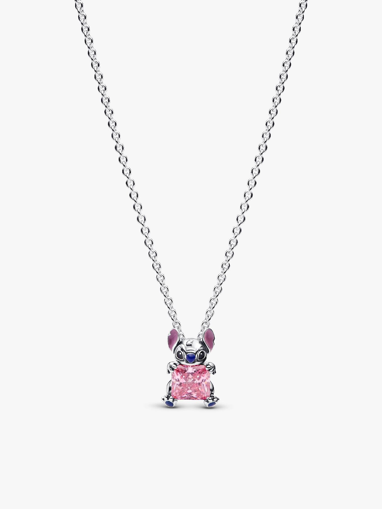Disney Stitch pink collier-halskæde