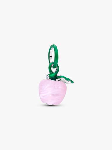Pink Murano Æble Charm