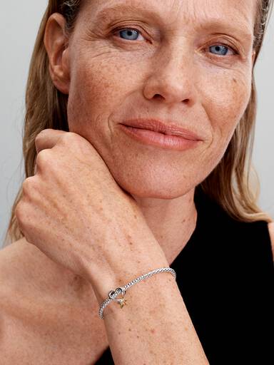 Lykkestjerne & Hjerte Charm
